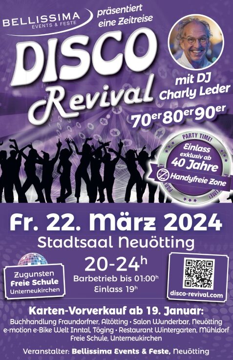 DISCO REVIVAL mit DJ Charly Leder