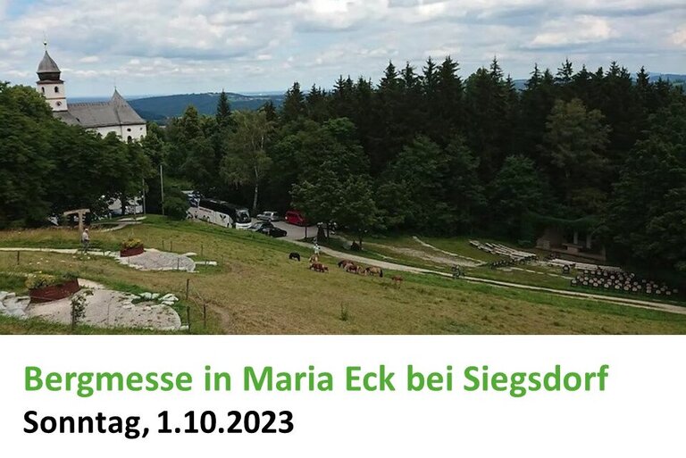 Bergmesse in Maria Eck
