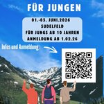 Jungenerlebniswoche in den Pfingstferien