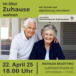 "Im Alter zu Hause wohnen" - Veranstaltung des…