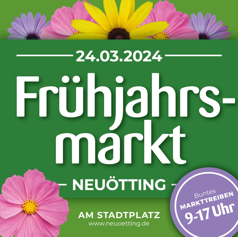 Frühjahrsmarkt mit verkaufsoffenem Sonntag und Sweet Food Festival in Eisenfelden