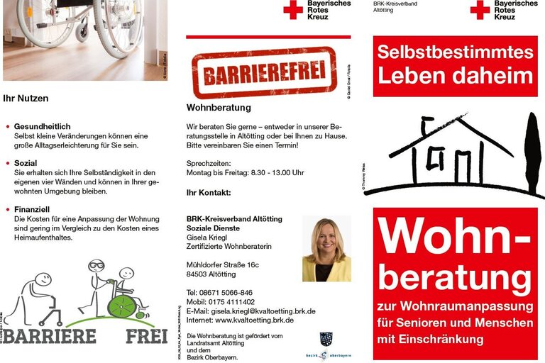 Wohnberatung zur Wohnraumanpassung für Senioren und Menschen mit Einschränkung