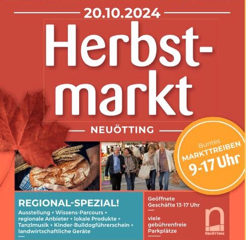 Herbstmarkt mit verkaufsoffenem Sonntag und Eisenfeldener Kirta