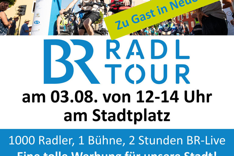 Die BR-Radltour zu Gast in Neuötting!