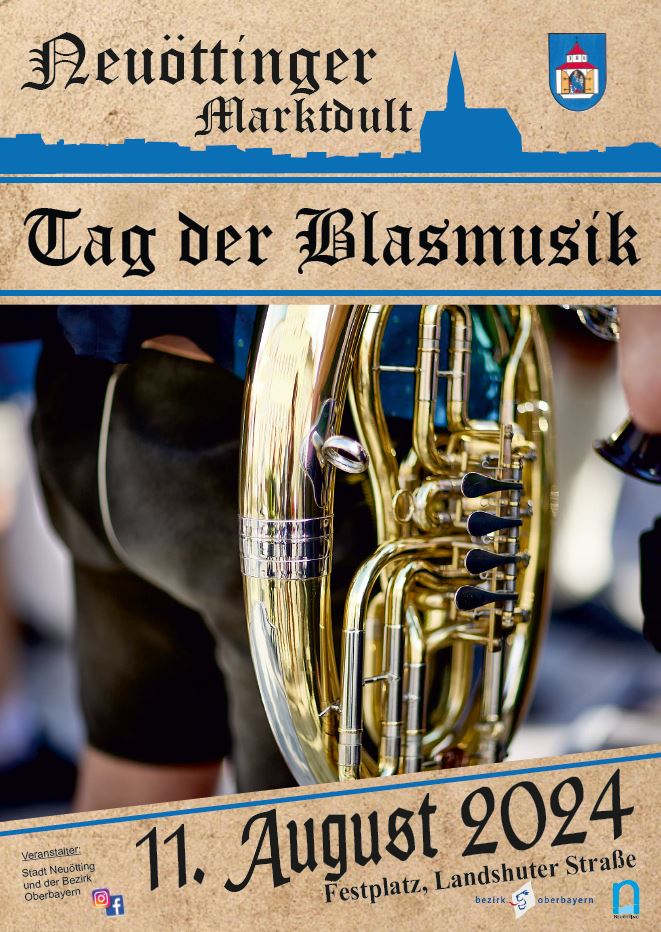 Tag der Blasmusik in Neuötting auf der Neuöttinger Marktdult